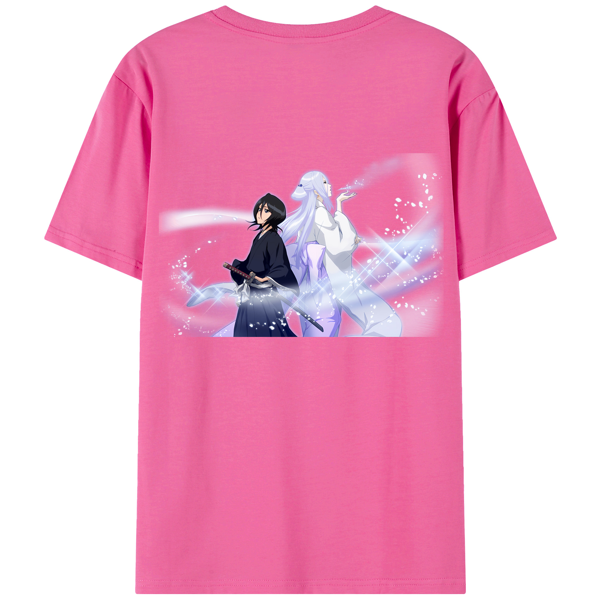 （画像用） ブリーチ 朽木ルキア BLEACH Kuchiki Rukia レディース半袖Tシャツ(バックプリント)